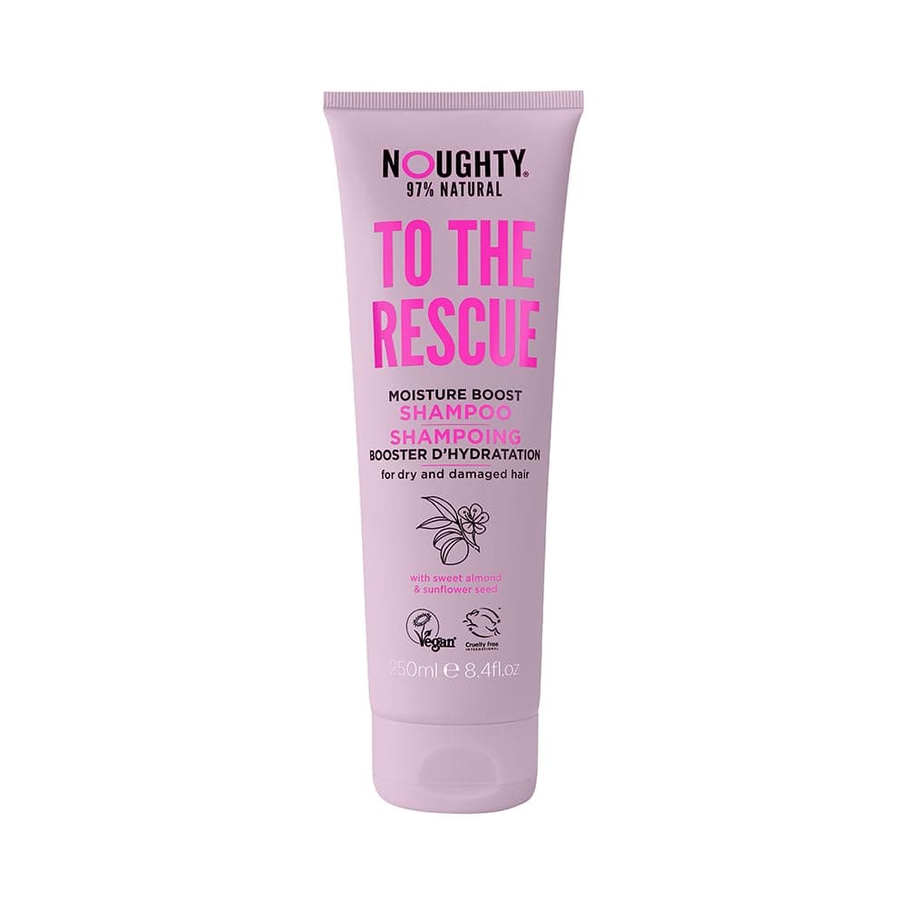 Noughty To The Rescue Moisture Boost Shampoo, 97% Natural Sulphate Free Vegan...