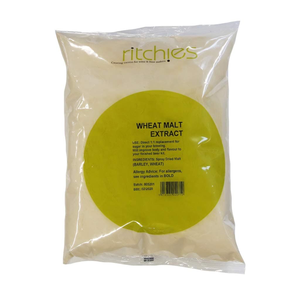 Ritchies Wheat Spray Dried Malt Extract DME 1kg - Home Brew Beer Kit