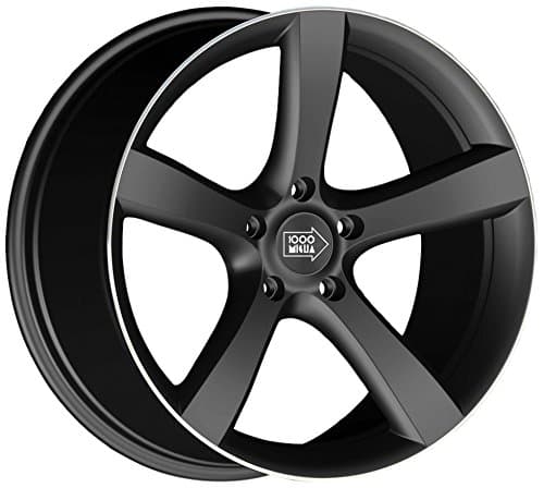MILLE MIGLIA MM1001 Matt Gun Metal Machined Lip 8x18 ET35 5x112 Hub Bore 72.2 Alloy Rims