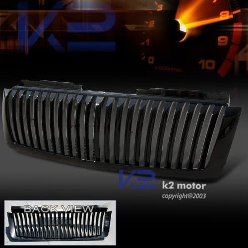k2motor 2007 08 09 2010 Chevy Avalanche Front Hood Grill Grille Black Color