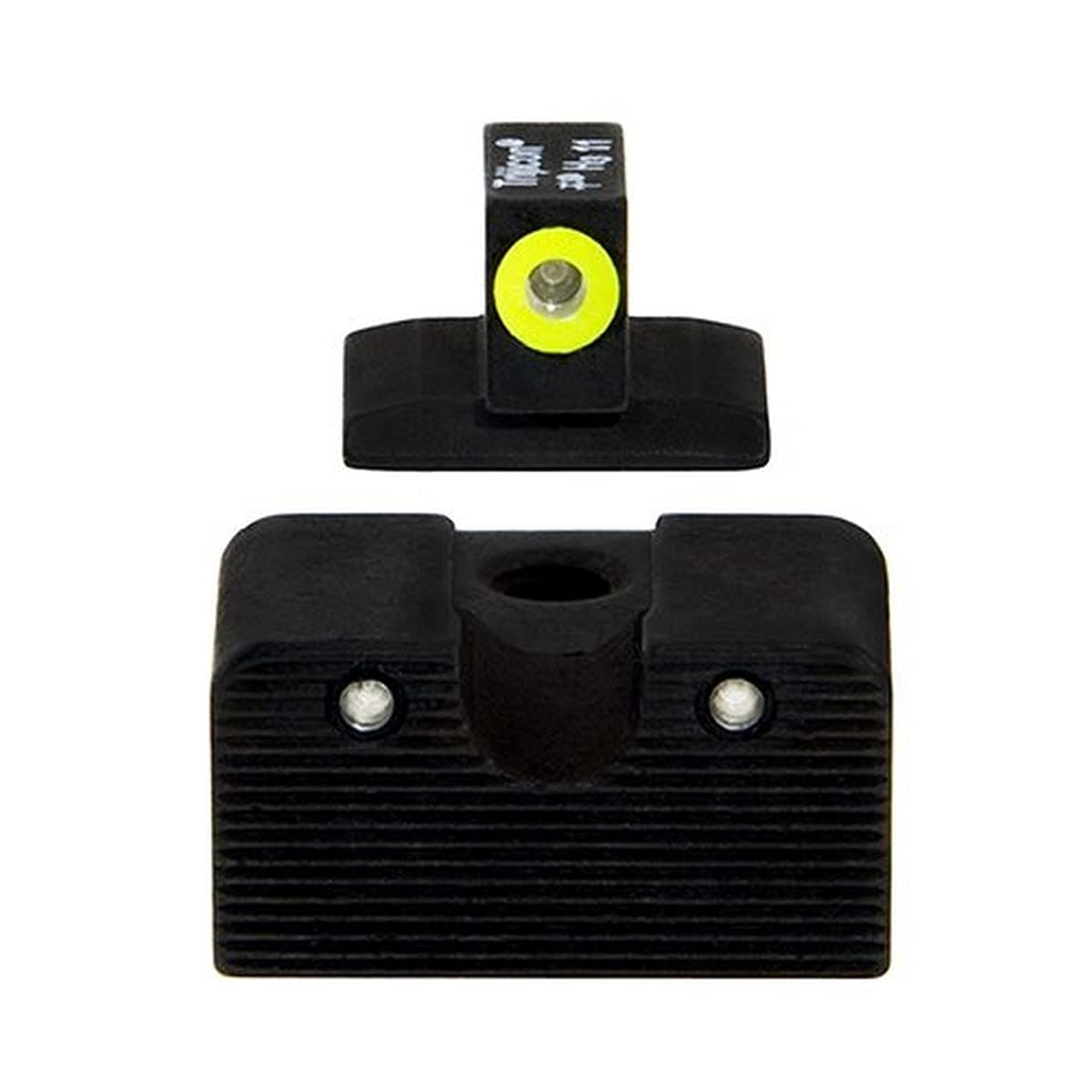 CA128Y Novak HD Night Sight Set, Low Mount Dovetail Cut, Yellow Front Lamp