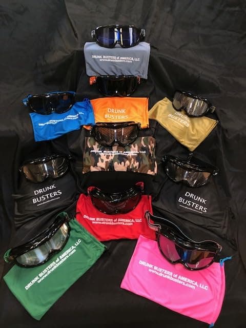 Drunk Busters 10 Pack of Goggles - The Best Alcohol, Fatigue & Drug Impairment Simulation Goggles on the market, since 1995!
