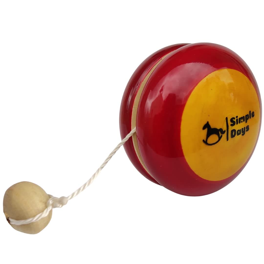 Simple Days Wooden Yo-Yo Toy / Yo Yo for Kids - Multi Color