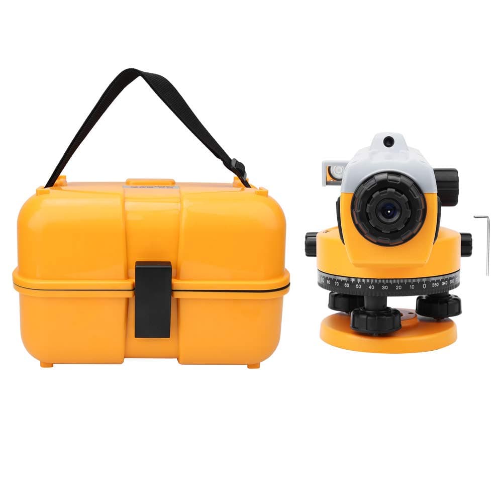 Cryfokt Auto Level, Optical Level Tool 360° Rotation for Construction Engineering Survey