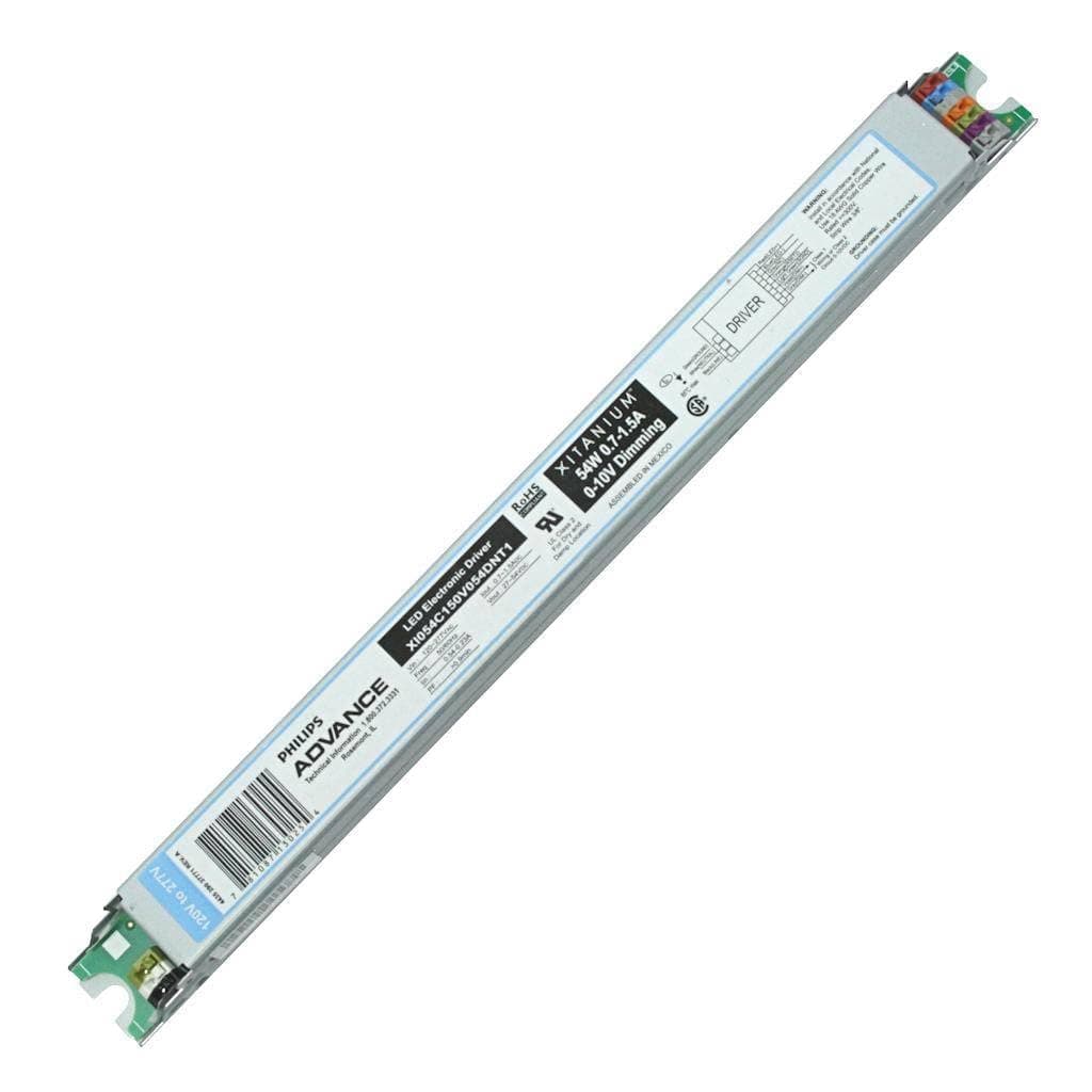 Advance XI054C150V054DNT1 Dimming LED Electronic Driver, 54W, 27-54V @ .7-1.5A