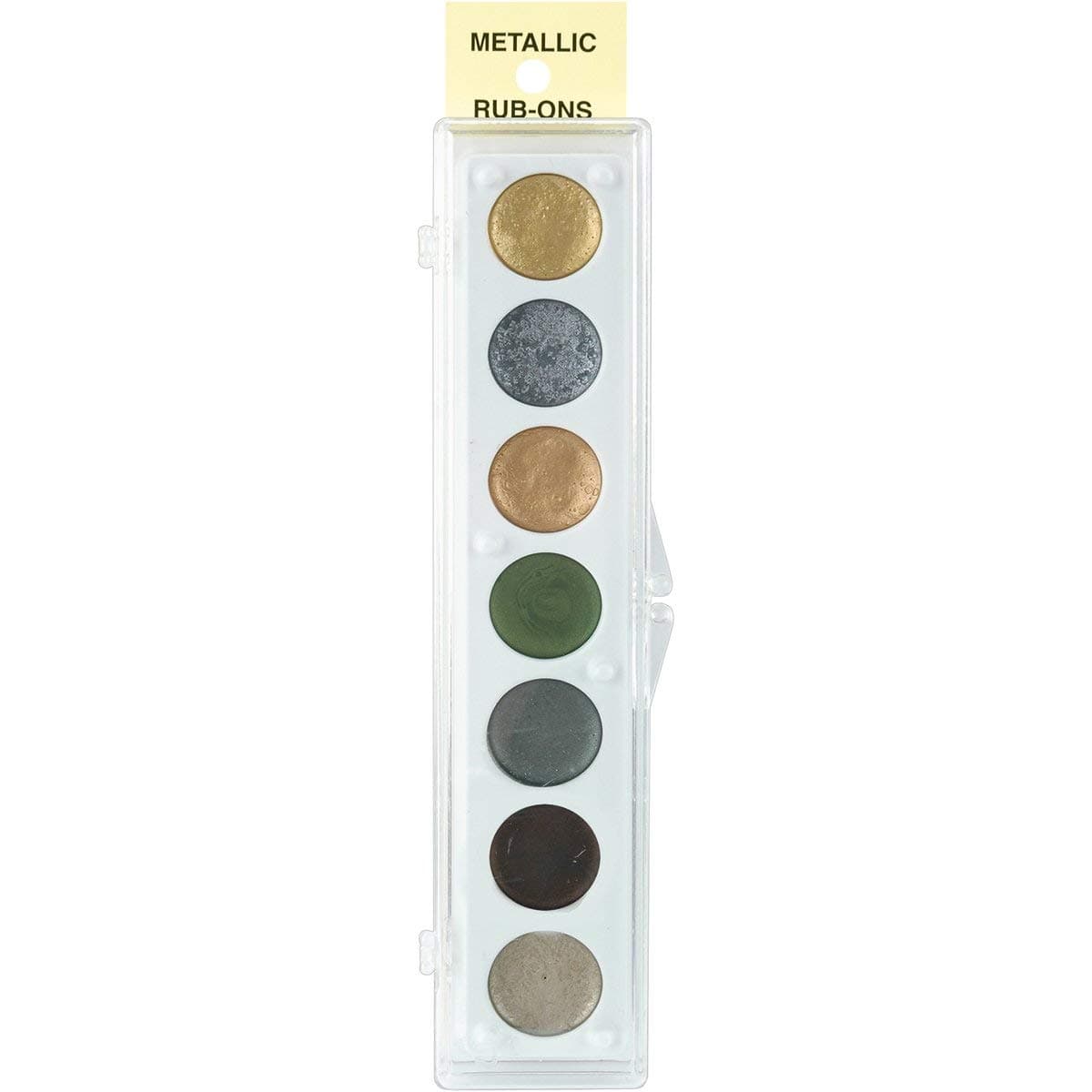 Craf-T Products Metallic Rub-On Paint Set 7 Colors Kit #2