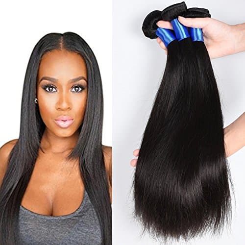 Afee Hair Peruvian Virgin Hair 3 Bundles Straight 100% Peruvian Raw Hair Human Hair Extension 6A Grade Unprocessed Hair Bundle 300g Lot Natural Color