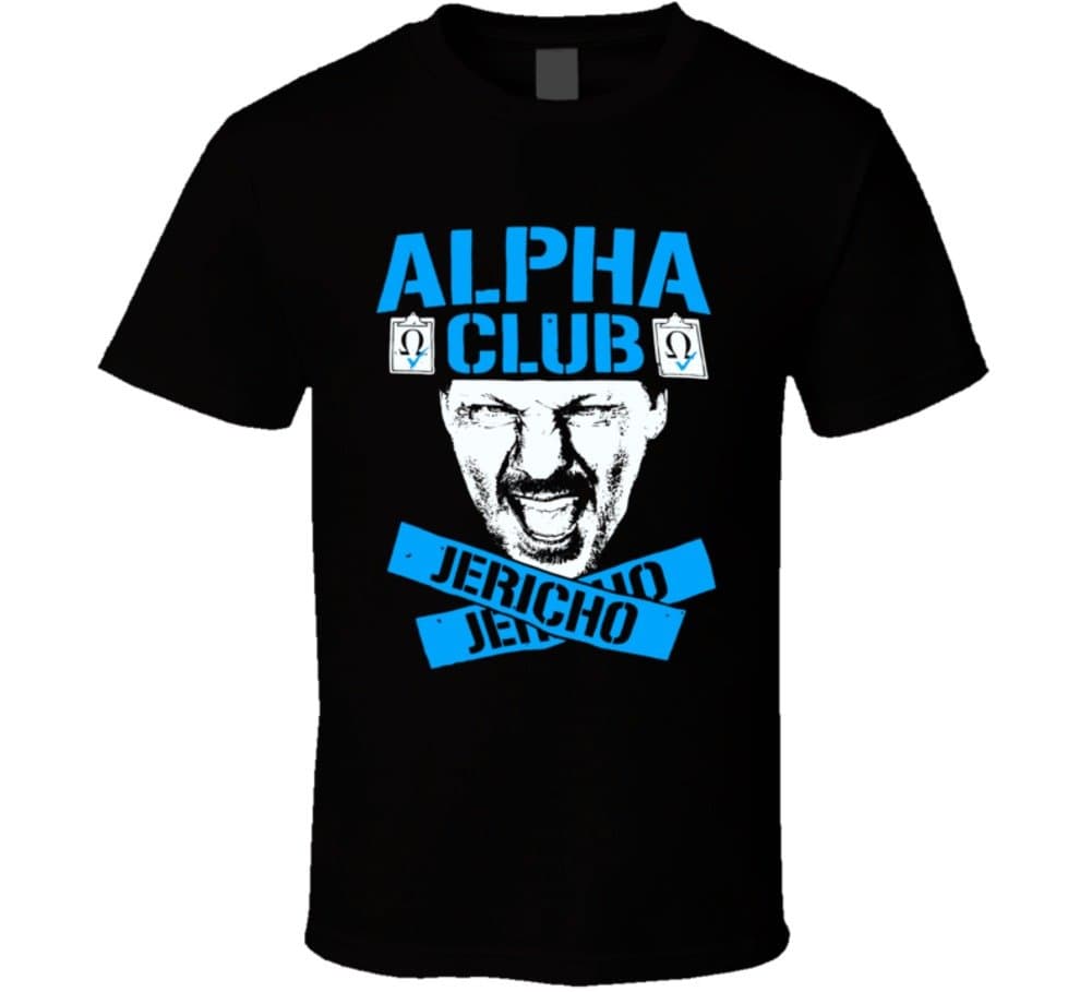 FanTstore Chris Jericho Alpha Club Wrestling T Shirt S Black