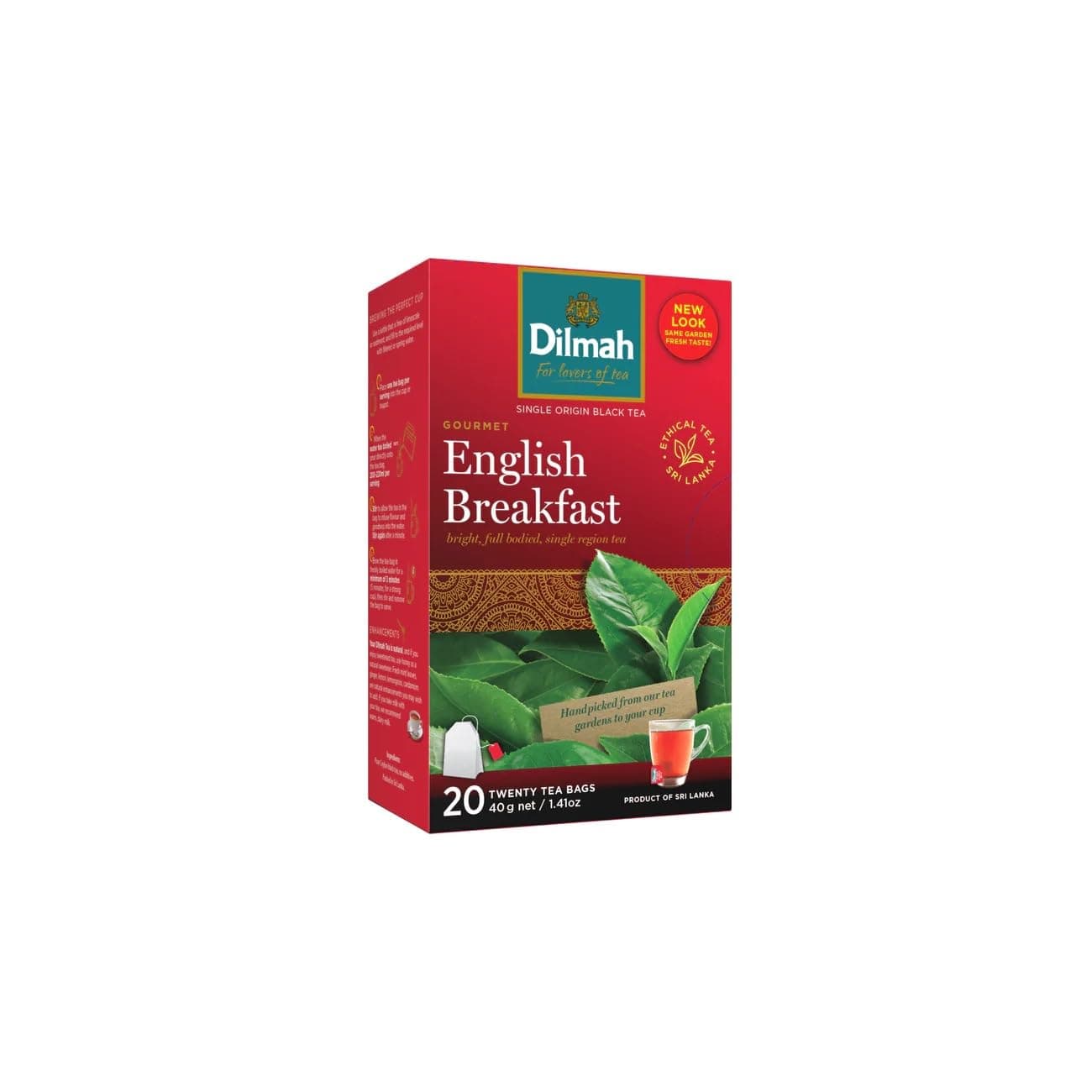 Dilmah Tag Tea bags 020/2.0G/12 English Breakfast