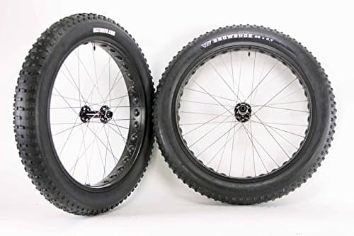 26 inch Fat Tire Bike Weinmann 80HL Wheels 26 x 4.5 Vee Snowshoe Tires and Tubes 150 /190mm