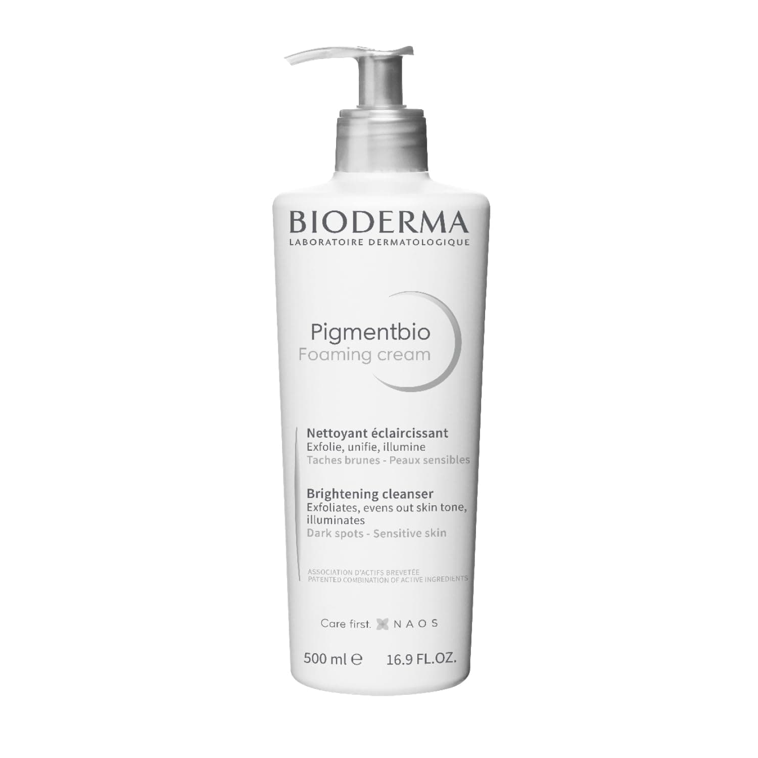 Pigmentbio Foaming Cream Brightening Exfoliating Cleanser, 500 Ml