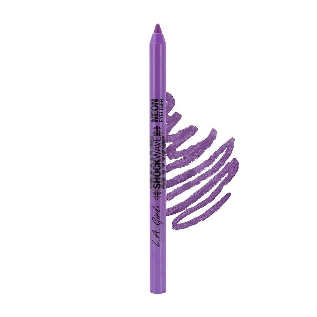 L.A Girl Shockwave Neon Eye Liner, Vivid Purple, 1.2g