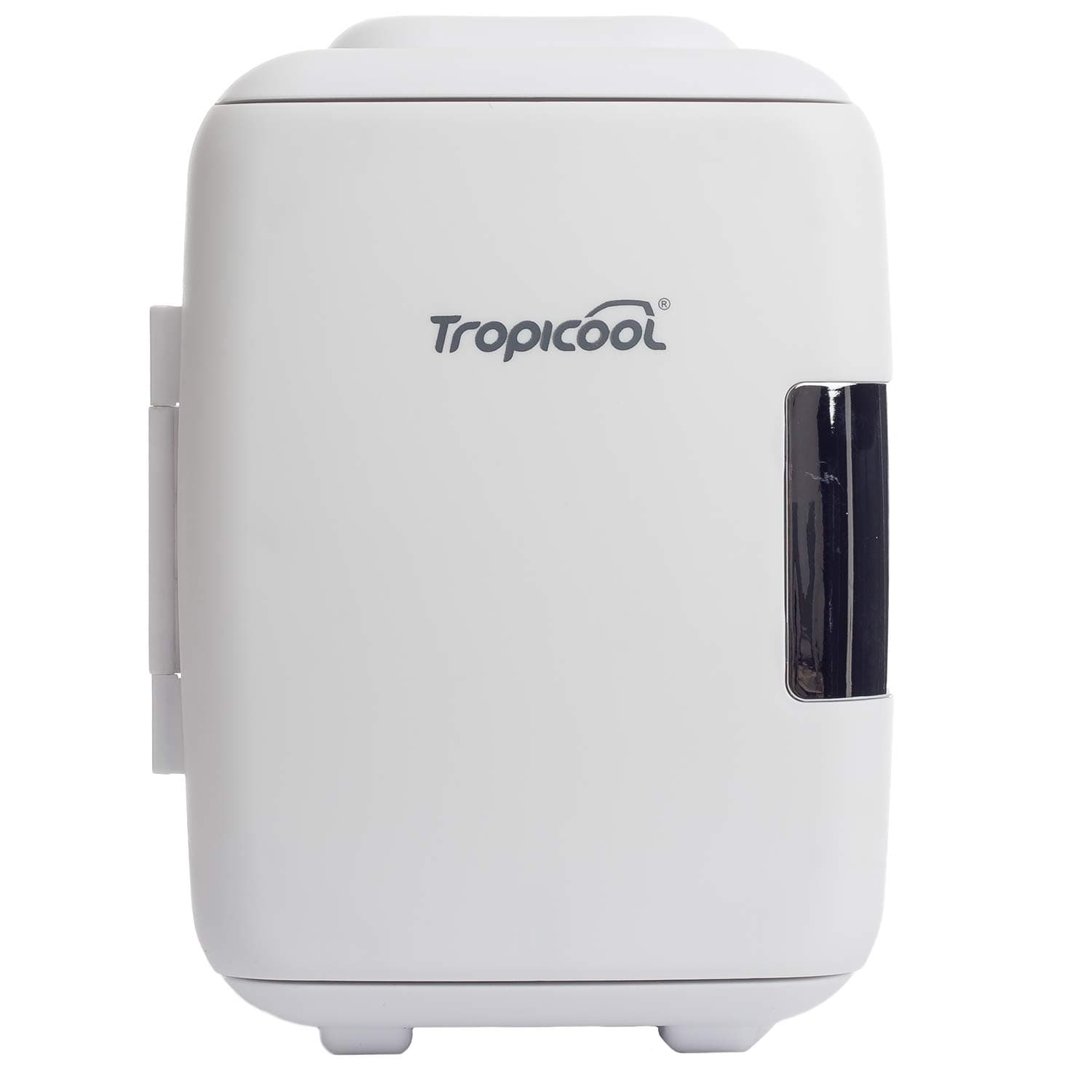 Tropicool Thermoelectric PortaChill , 5Litre Portable Electric Car Minifridge , Cooler & Warmer for Car & Home, Cosmetics ,Beverages. White Color. 1 year Warranty.
