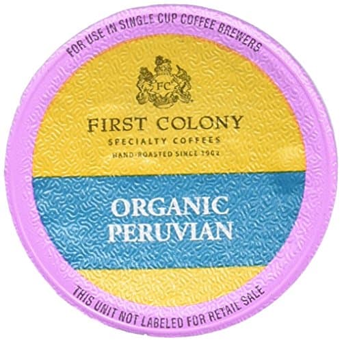 First Colony Single Serve Coffee, Peruvian, 10 Count (Pack of 4)