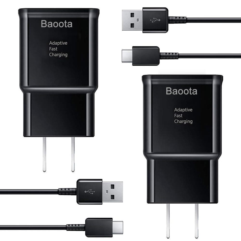 BaootaType C Charger Fast Charging, USB C Charger Block with 6.6Ft Cable for Samsung Galaxy S24 Ultra/S23 Plus/S22/S21/S20/S10/S10 Plus/S10E/S9/S8/Note 8/9/10/20