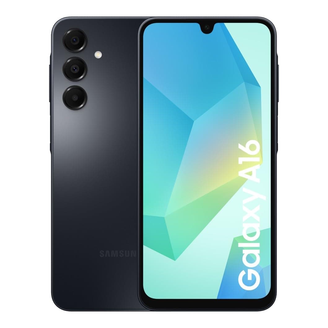 Galaxy A16 4G Android Smartphone, Super Amoled 6.7" Screen, Multiple Cameras, 128GB Storage, Blue Black, 3 Year Manufacturer Extended Warranty (UK Version)
