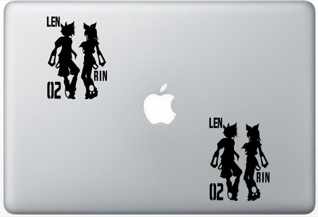 Vocaloid Hatsune Kagamine Rin Len LeporeDecals0208 Set Of Two (2x) , Decal , Sticker , Laptop , Ipad , Car , Truck