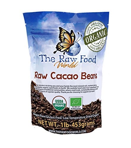 Raw Organic Heirloom Cacao Beans 16oz, The Raw Food World