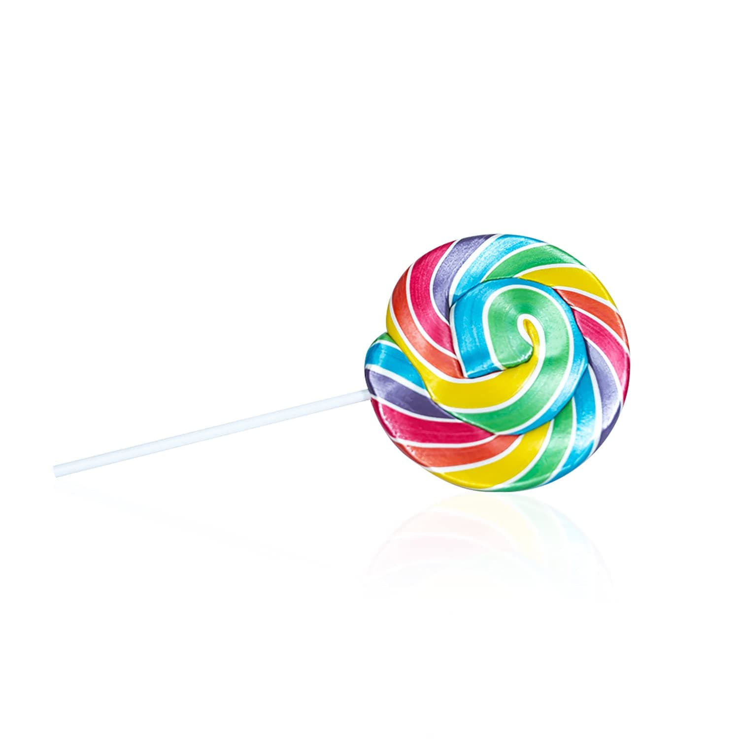 Large Lollipops - Swirly Lollies - Rainbow Lollipops - Lolly - 100g - 1 Lollipop (Rainbow - Mixed Fruit)
