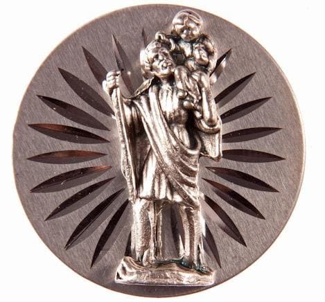 Plaque Saint Christopher Car Magnet. St Christopher Charm Saint Christopher Travellers Charm. Saint Christopher Protect Us. Only from St Joseph's Catholic Giftshop on Amazon