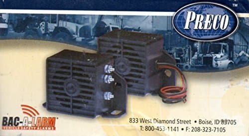 Preco Model 230 97dB, 12V Stud Terminal Connection Back-Up Alarm