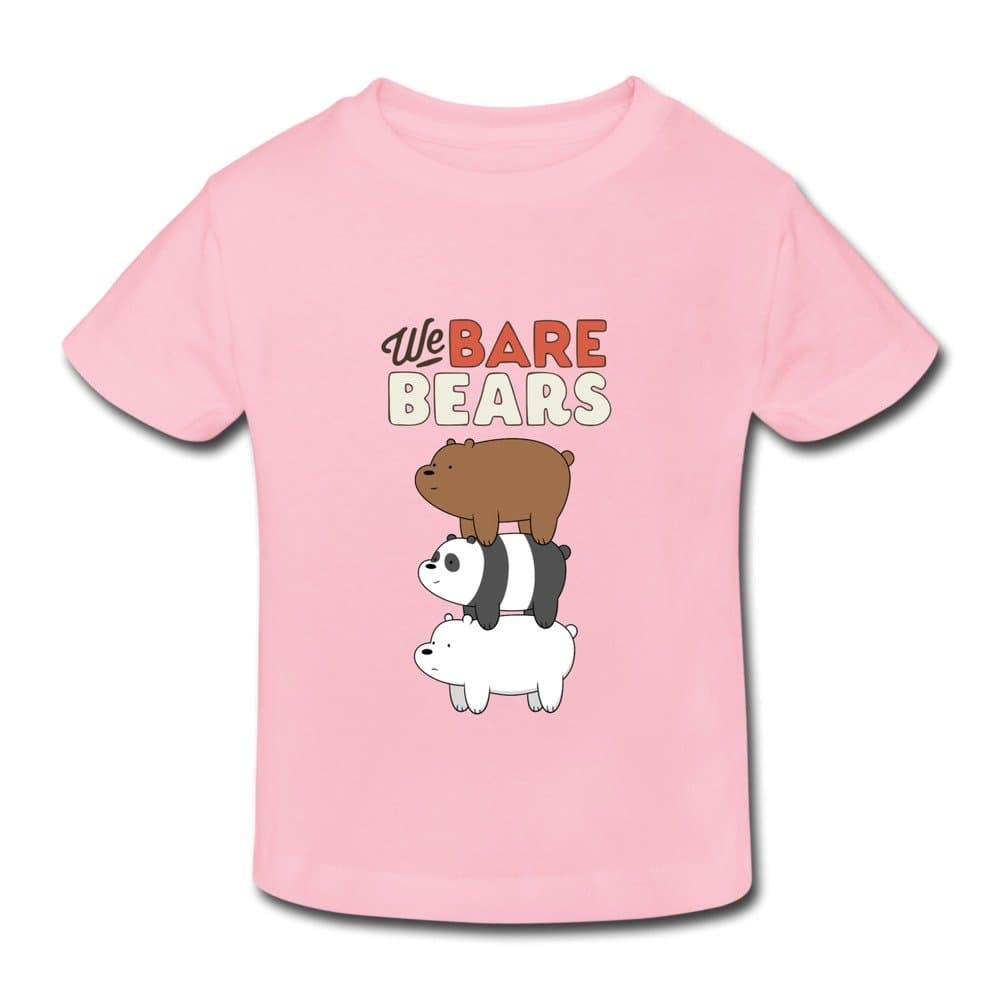 Kids Toddler We Bare Bears Little Boys Girls T-Shirt