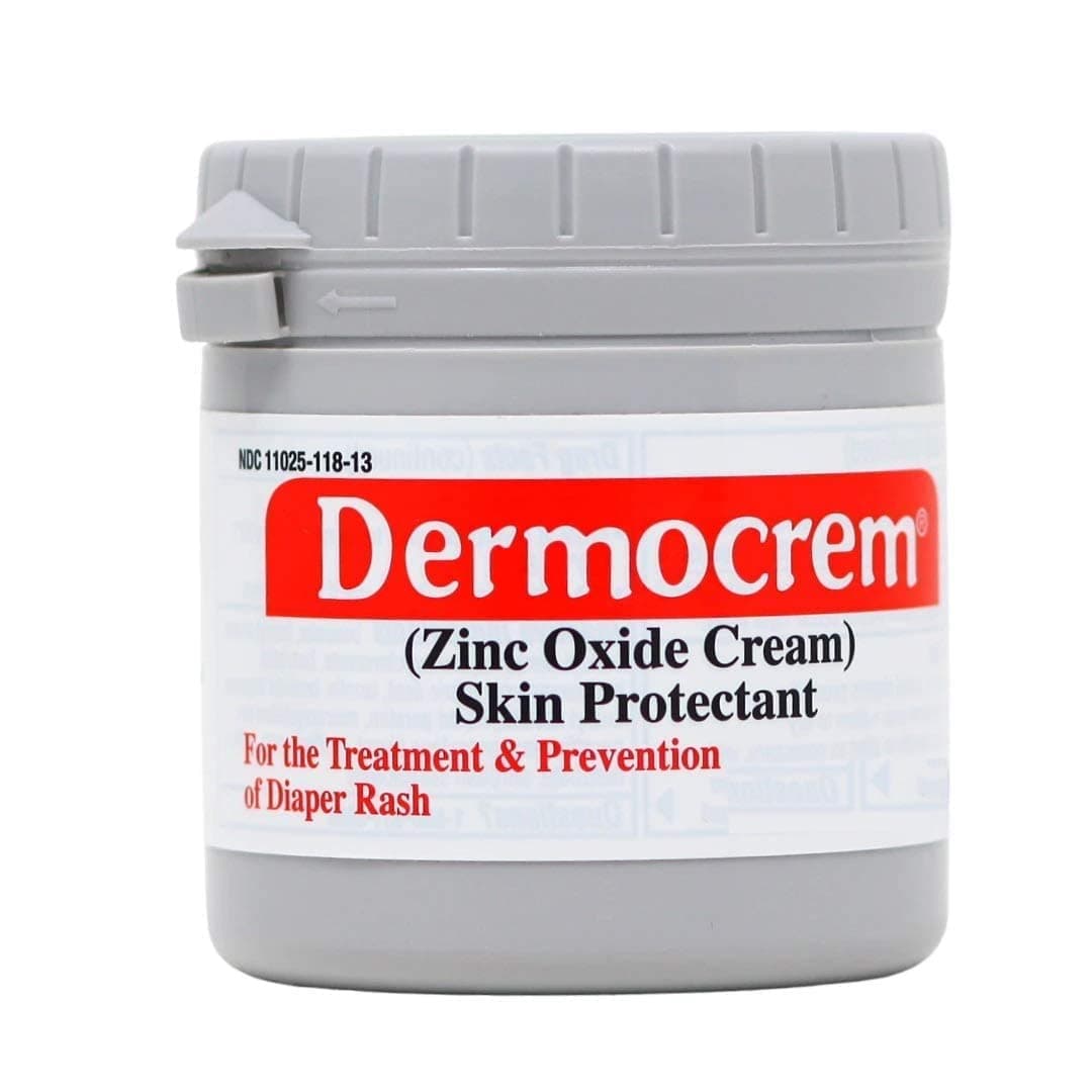 DERMOCREM 2.1 Oz. (60G) ‐ Diaper Rash Cream for Baby, Soothes, Heals, and Protects, Relief and Treatment of Diaper Rash, Zinc Oxide Cream