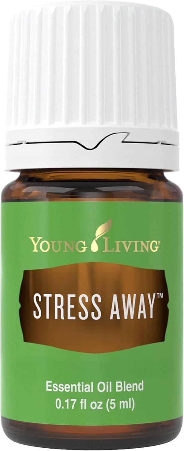Young Living Stress Away Essential Oil Blend – 100% Pure, Vanilla-Lime Aroma, Diffuser & Topical Use, 5ml