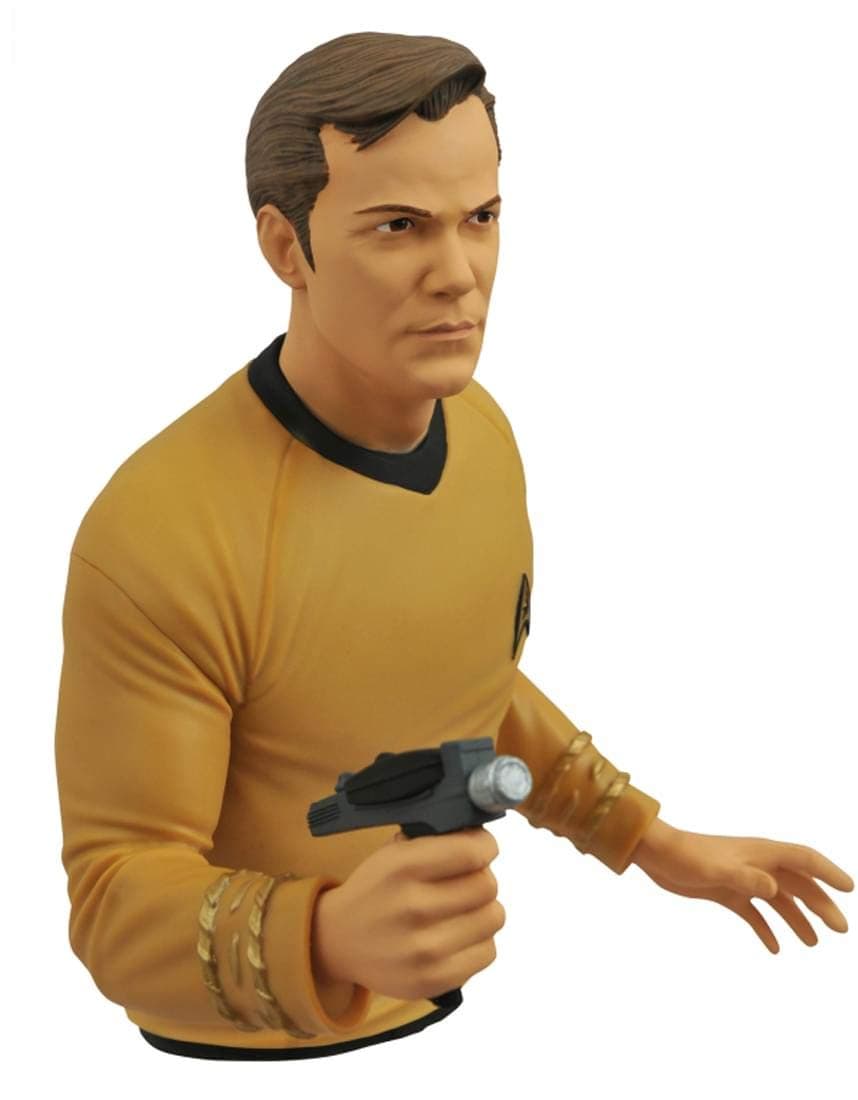 Star Trek OCT142192 Original Series Kirk Bust Money Bank, Multi-Colored