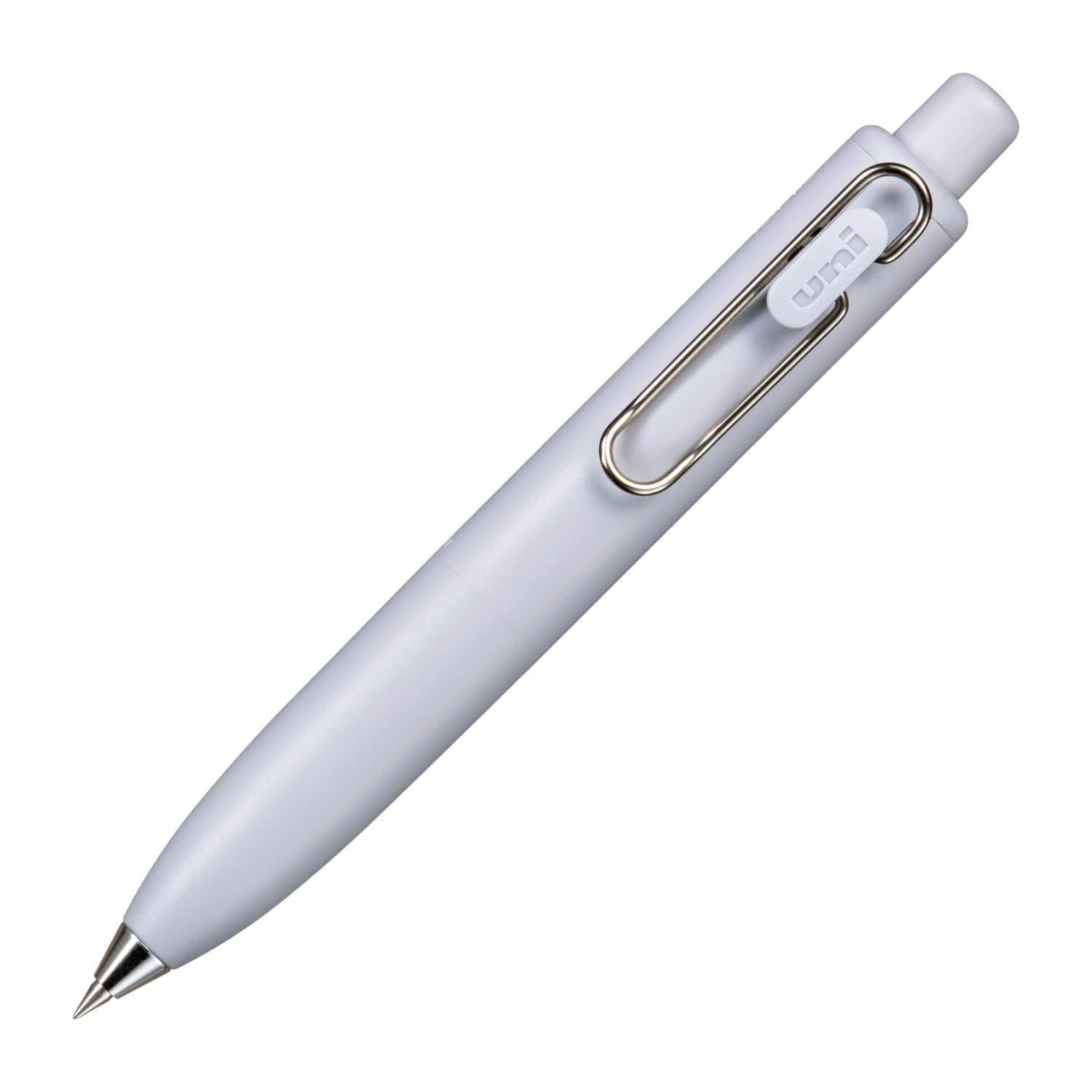 Mitsubishi Pencil Uni-Ball One P UMNSP38.81 Gel Ballpoint Pen, 0.01 inches (0.38 mm), Soda , White