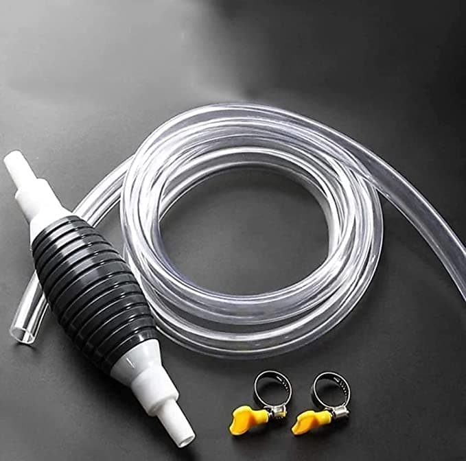 psdg Fule Transfer Pump, Oil Transfer Pump Kit, High Flow Siphon Hand oil Pump, Tank Sucker Portable Manual Car Fuel Pump 2M Syphon Hose for Petrol Diesel Aquarium Fish Tank Water Liquid Transfer Pump