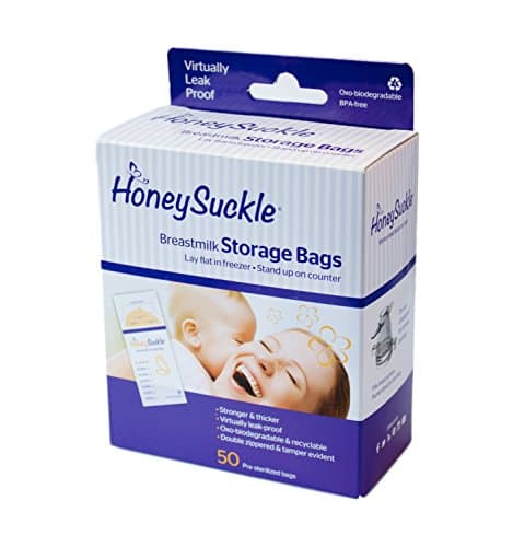 Honeysuckle Breast Milk Storage Bags 50ct.