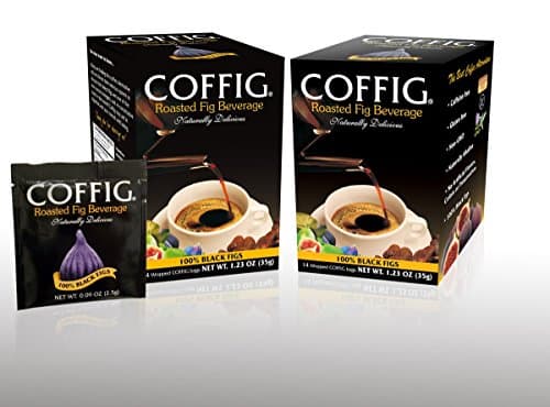 COFFIG Roasted Fig Beverage (pack of 2). Coffee Alternative. Caffeine Free, Gluten Free, & Acid Free