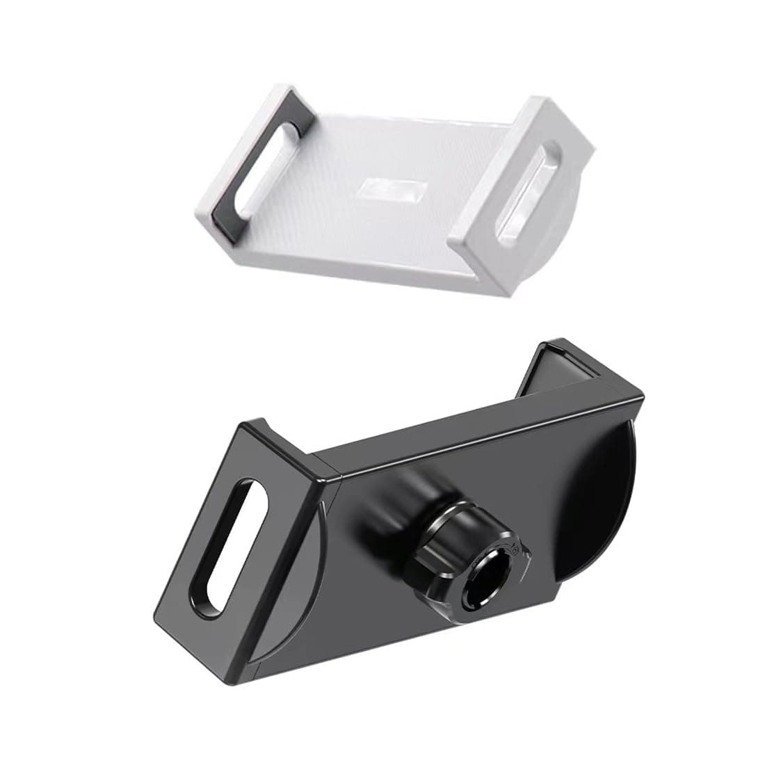 2 Pack Tablet Stand Holder Clamp Clip Bracket Mount Replacement with 17mm Ball Joint Socket for iPad Pro Air Mini Galaxy Tab 7-12.9 Inch Gooseneck Support Desk Stand Hose Arm