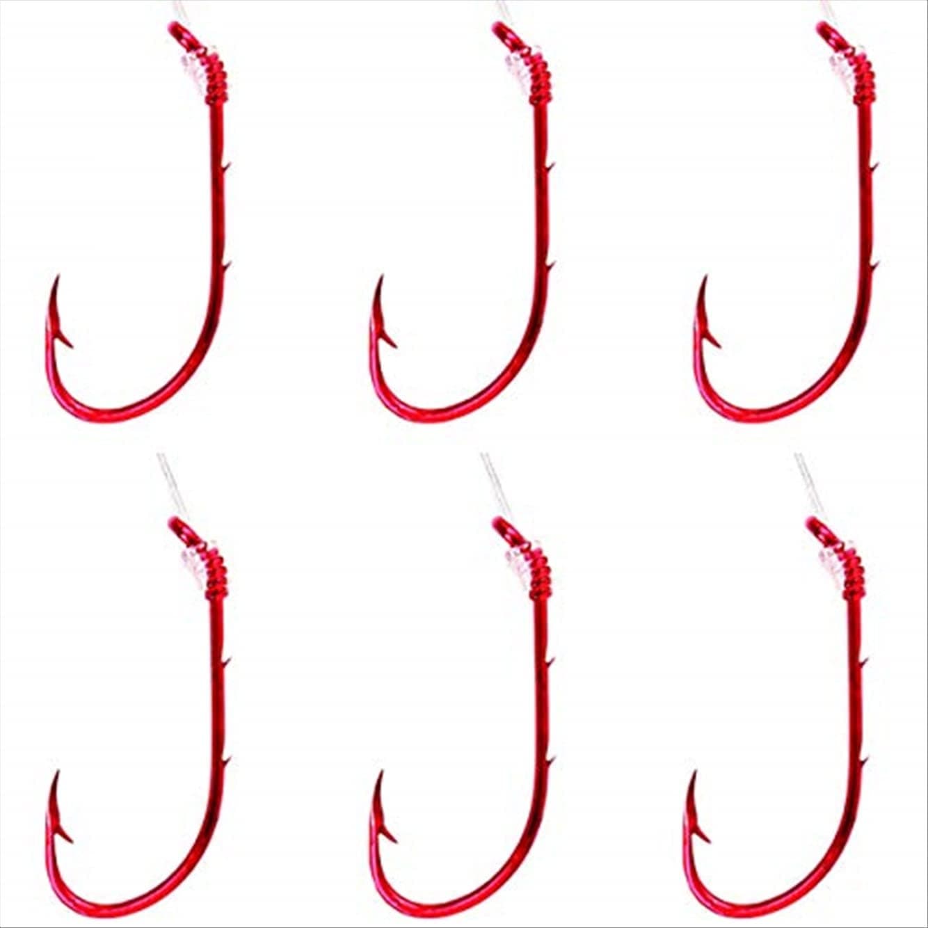 Eagle Claw Snelled Baitholder Hooks 6-Pack