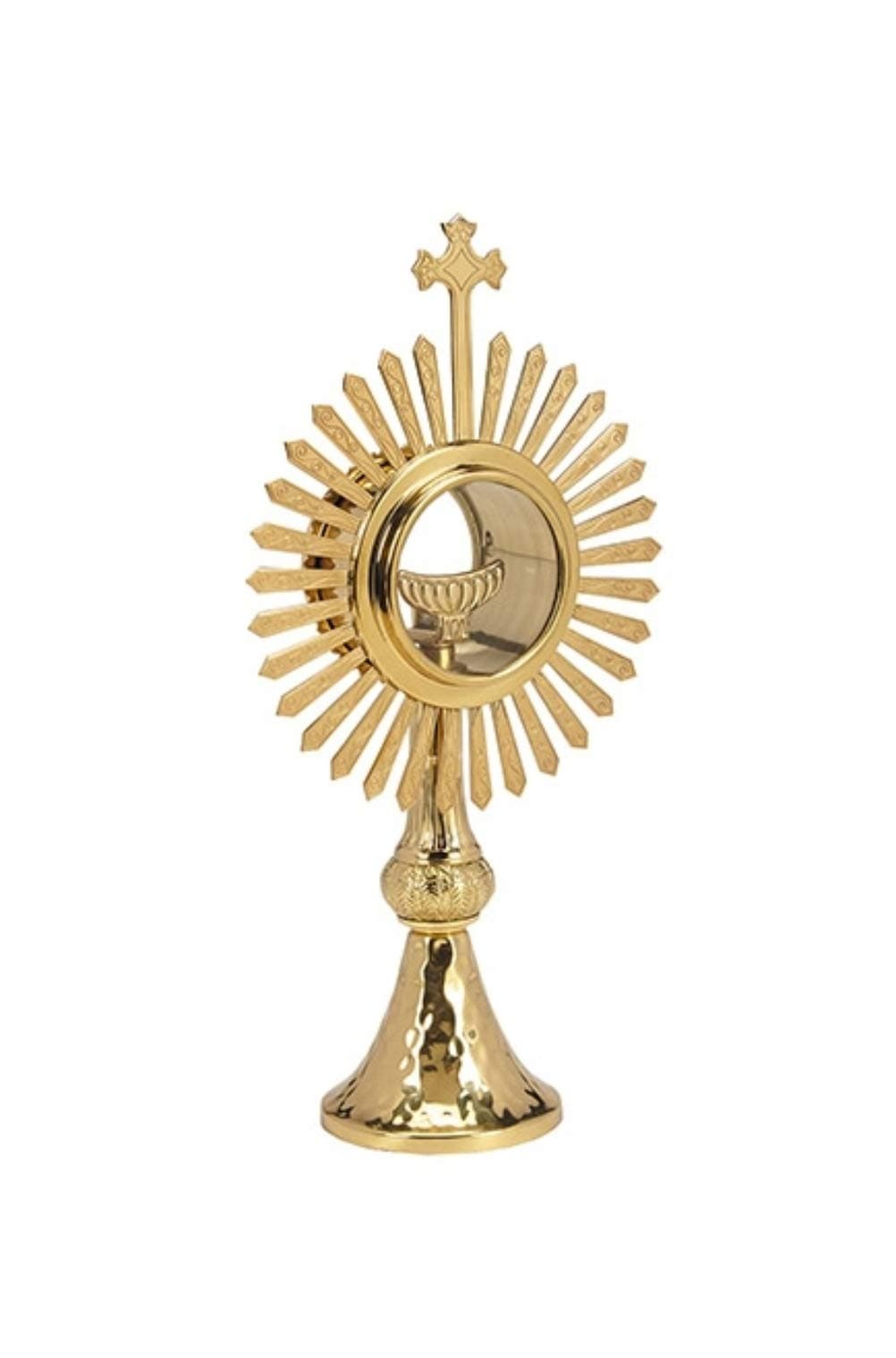 Budded Cross and Ray Monstrance with Luna