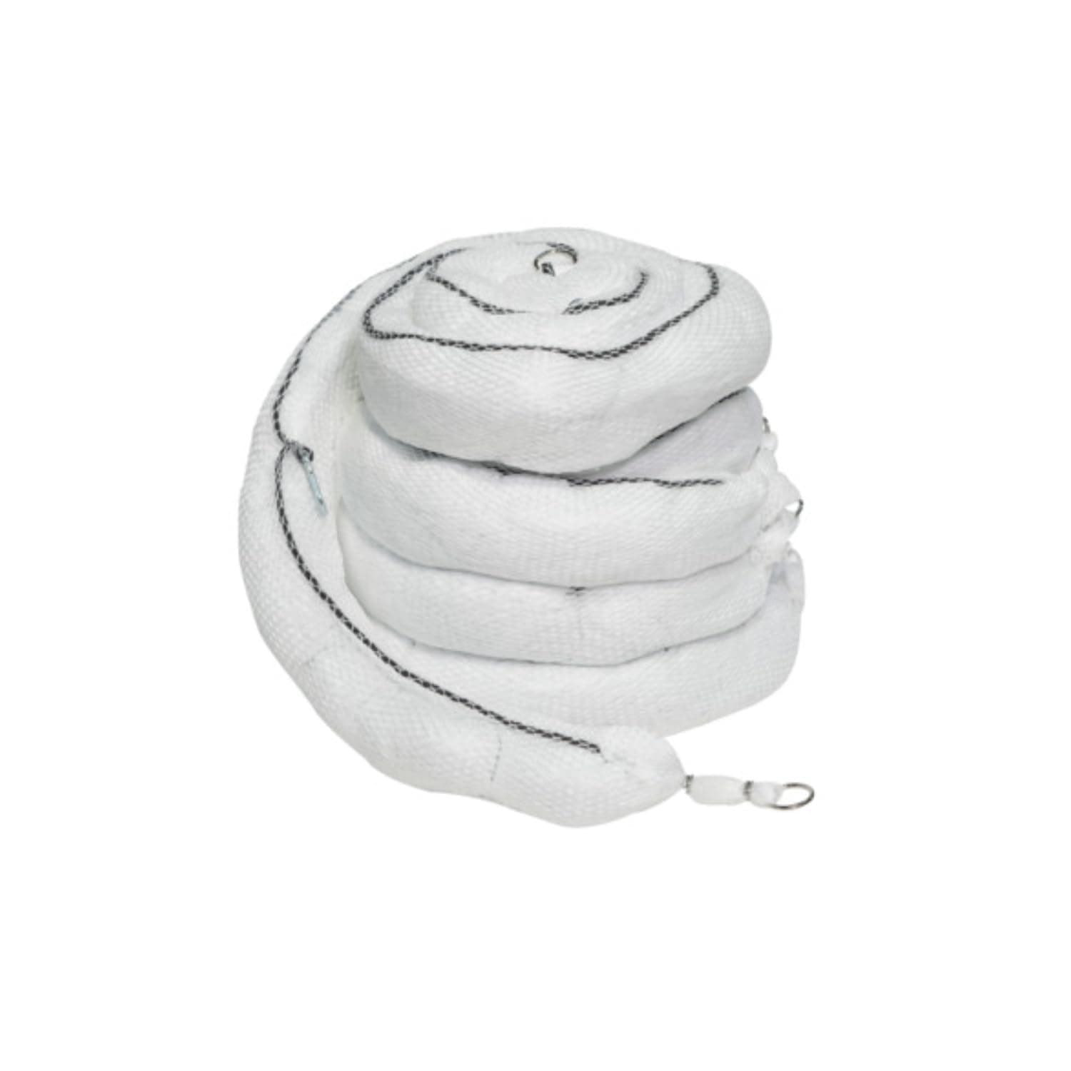 Spilfyter White Essentials Sock in Net Boom | 5" x 10' | 4 Count | Absorbs Petroleum-Based Fluids from Water – Designed for Marine-Based Spills | OBOOM-510