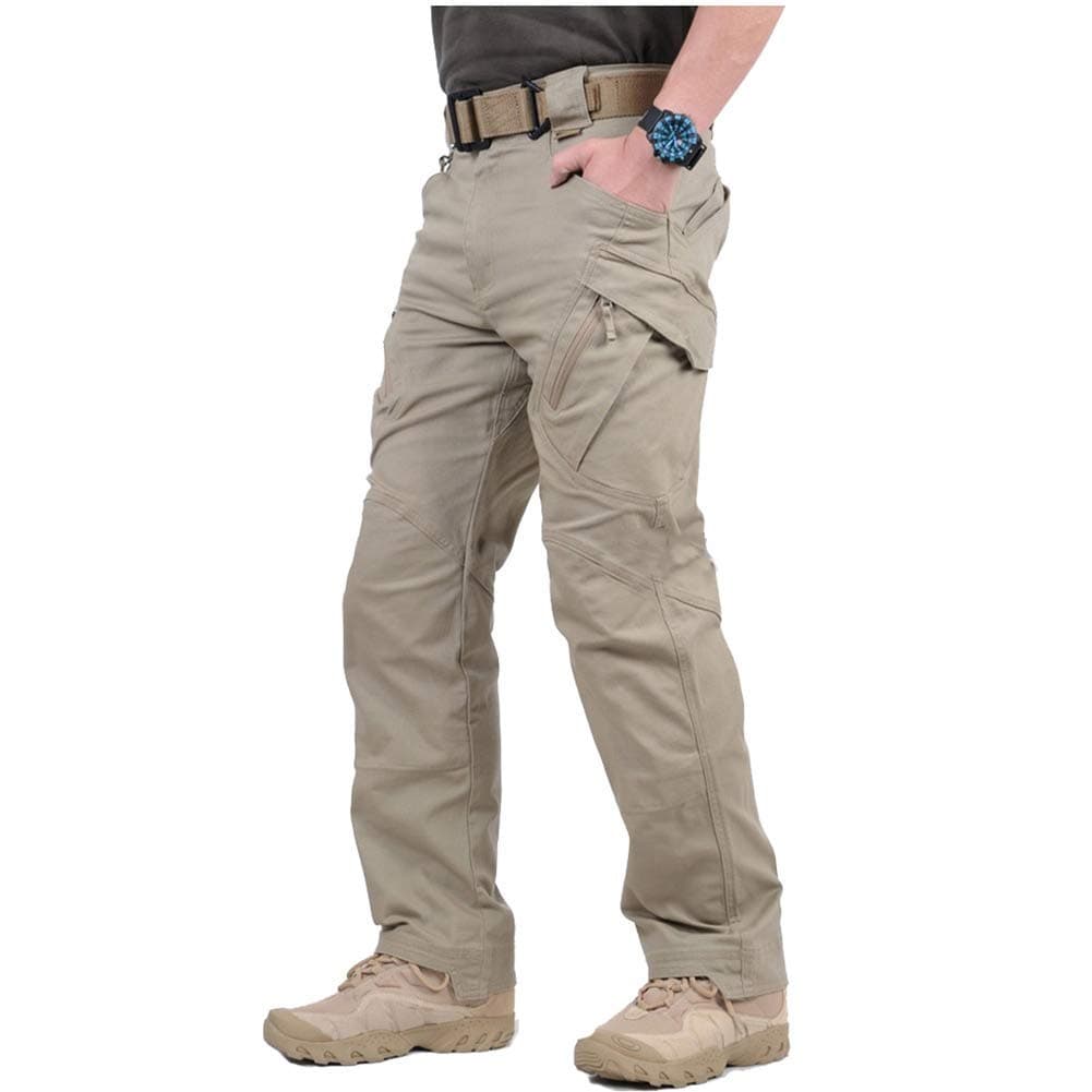 Gear Men's Hiking Tactical Pants Lightweight Cotton Outdoor Military Combat Cargo Trousers