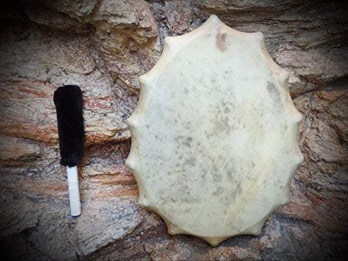 20" Tambourine Siberian Shamanic Egg Drum Frame drum Handcrafted Powerful sound