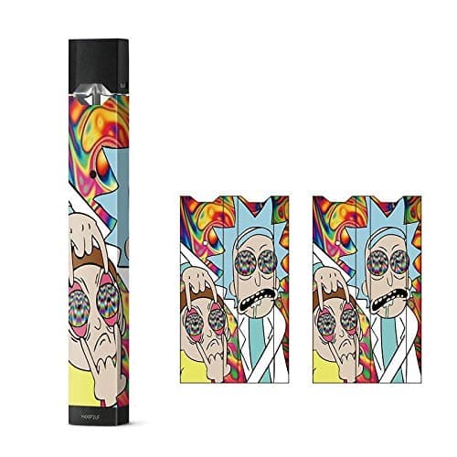 Compatible with A Juul Skin| Juul Decal | Juul Wrap | Juul Rick(Juul Skin wrap| Protective Skin forJUUL| juul wrap Sticker | Juul Stickers)