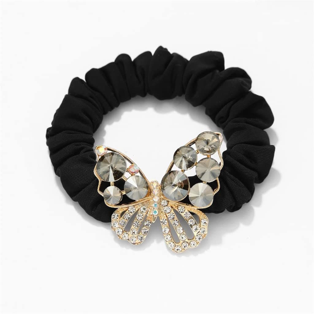 DOUBAO Ball Hair Accessories Head Rope Women's Rubber Band Headdress Korean Version of The Large Intestine Ring (Color : E, Size : 1)