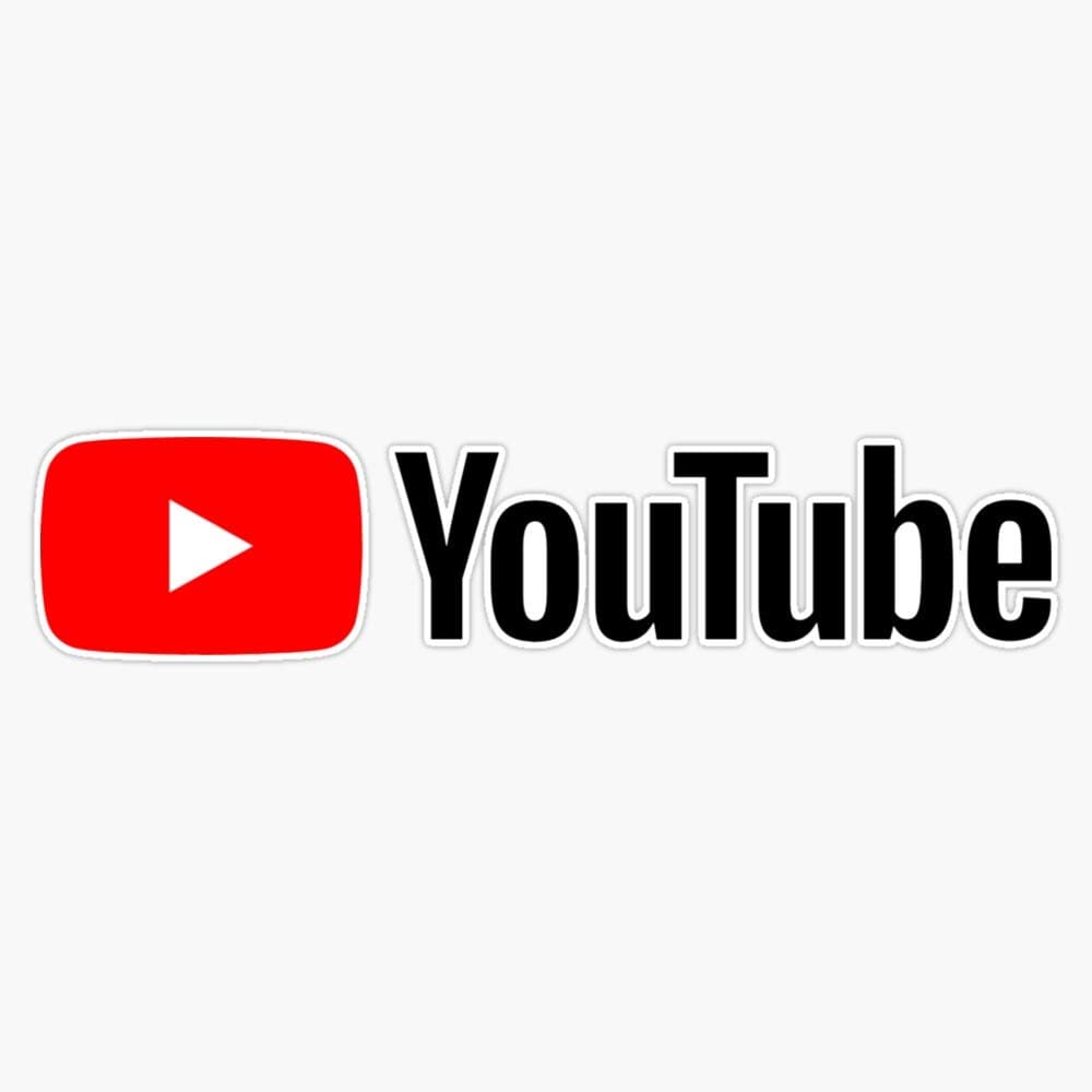 YouTube 2020 Sticker Vinyl Stickers Waterproof Decal Car, Laptop, Bumper Stickers 5"