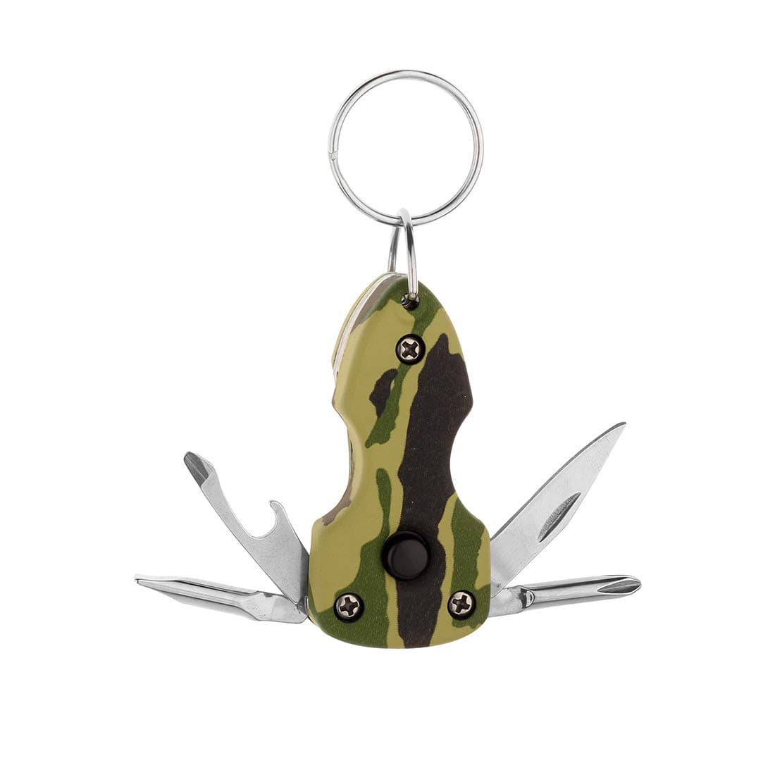 - Stealodeal 6 in 1 Torch Multi-Tool Keychain (Army)