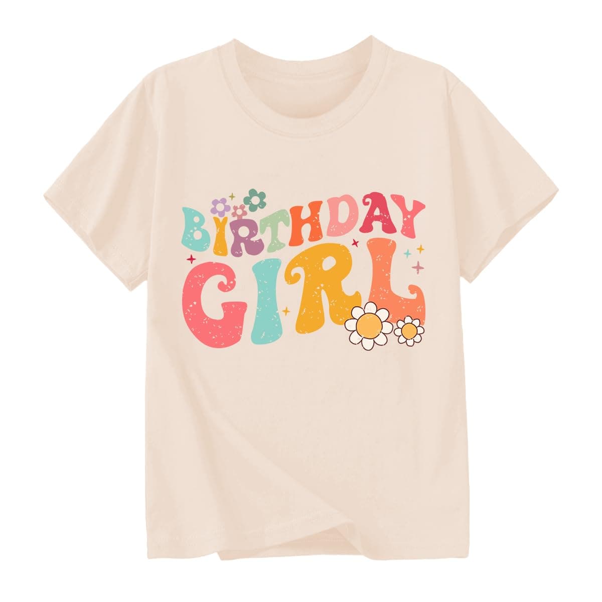 Birthday Girl Shirt 2nd 3rd 4th 5th 6th 7th 8th 9th Girls Birthday Tshirts Cotton Short Sleeve Tees