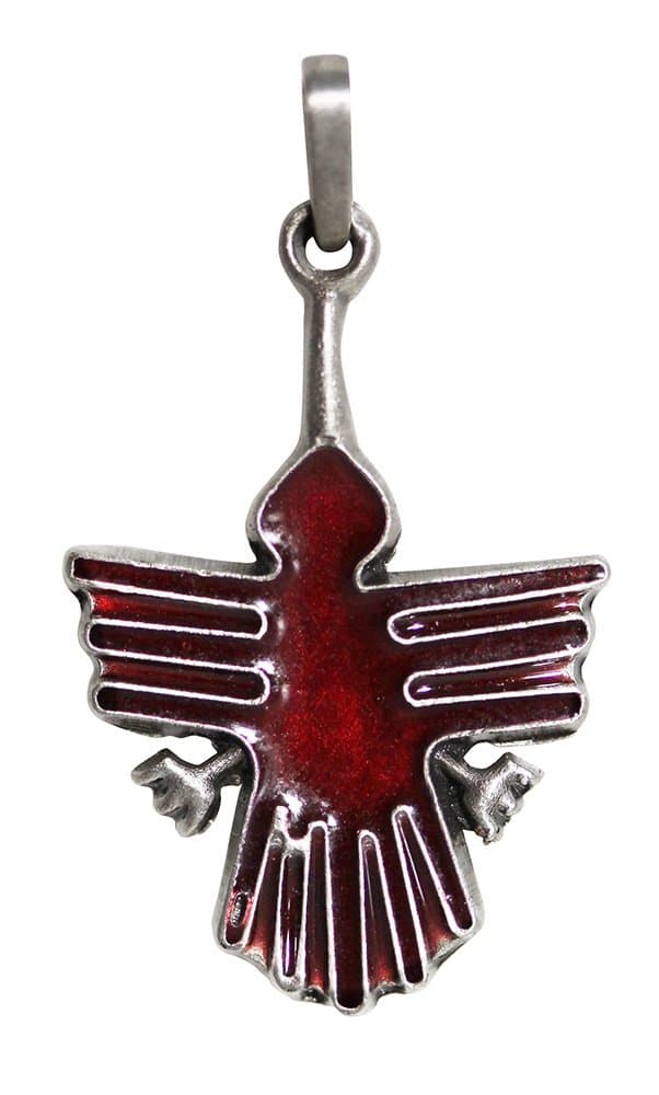 Aztec Tesoro Halcon Deidad to Prevent Stress Pendant Talisman Amulet Charm