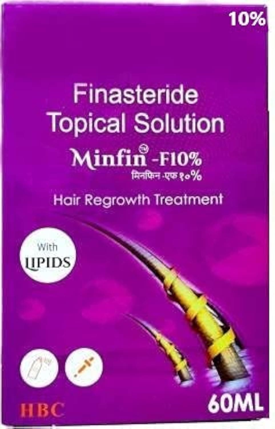 Apeiro HBC Minfin F10% Hair growth topical solution (60ml)