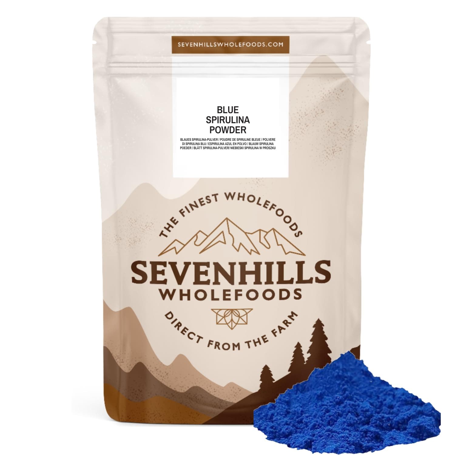 Premium Royal Blue Spirulina Powder | E18 Food Grade | Natural Food Colouring | Phycocyanin | 50g