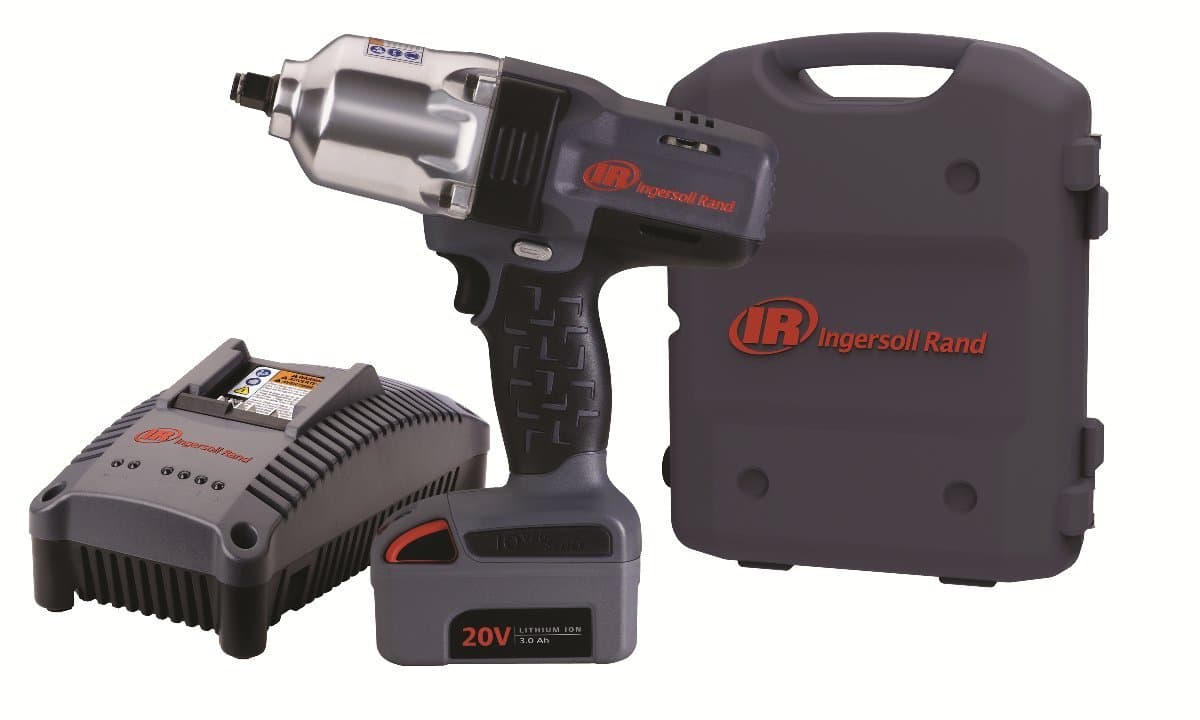 Ingersoll Rand W7150-K1 ½” Hi-Torque Impact One Battery Kit, Gray