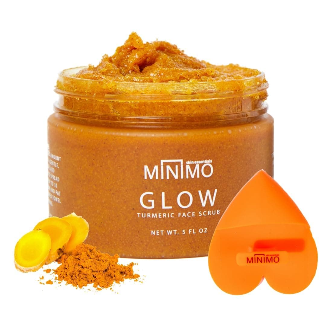 Minimo Skin Essentials Bath & Body Glow + Scrubbie Combo