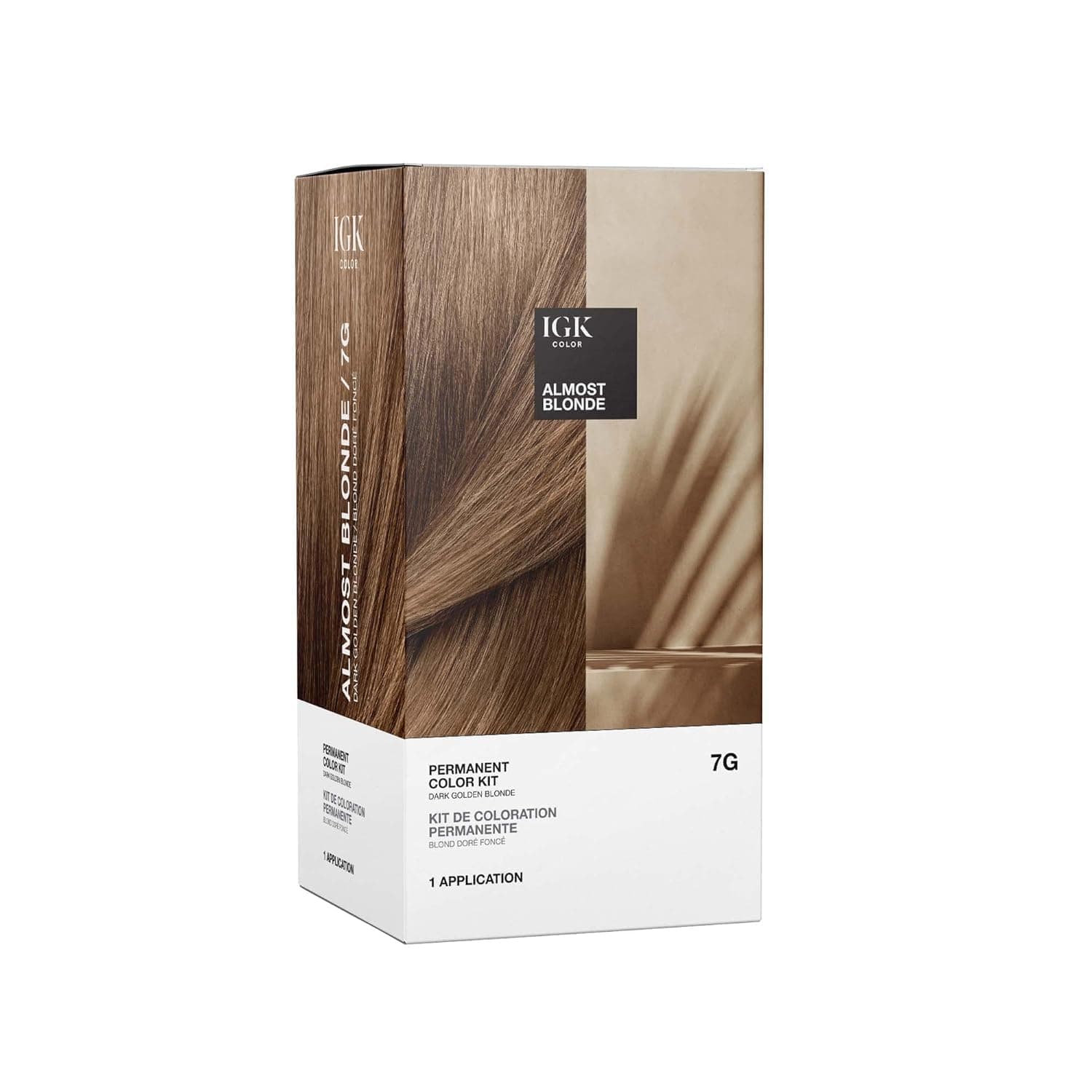 IGK Permanent Box Color ALMOST BLONDE, 4.57 fl. oz.